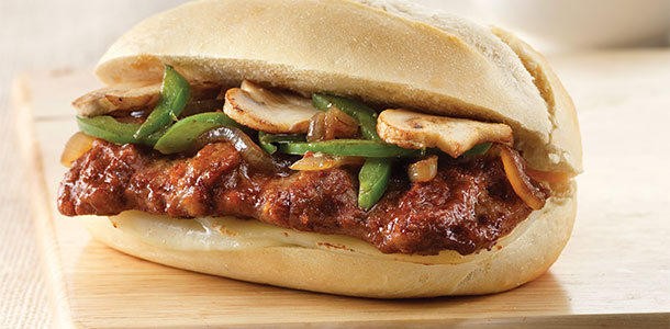 Sandwich boeuf sauté aux legumes